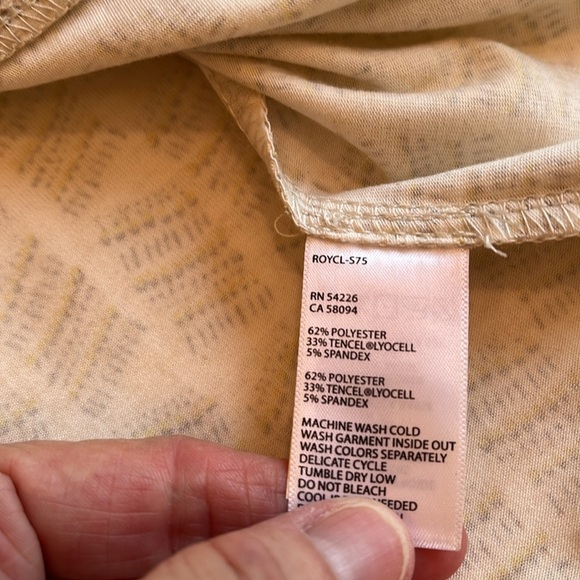 Royal Robbins Essential Tencel Dash Dress Long Womens XS Print Travel Active - Picture 15 of 17